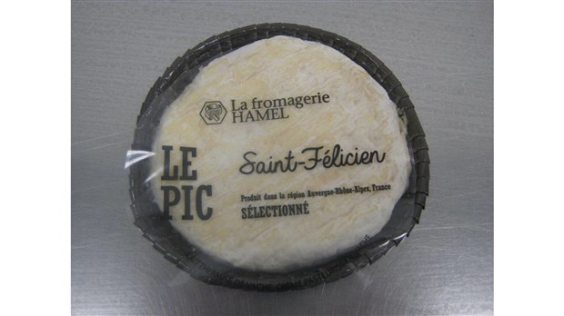Rappel du fromage Saint-Félicien de marque Le Pic en raison de la bactérie E. coli