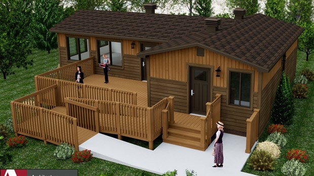 Le futur chalet de ski de fond s'attire des éloges