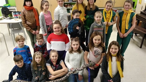 Les élèves de l’école Gérard-Collin préparent le spectacle «Le Petit Prince»