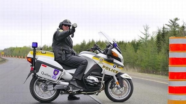 À près de 210 km/h sur l'autoroute 85