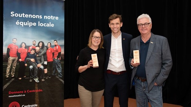 Centraide Bas-Saint-Laurent honore deux de ses plus dévoués bénévoles