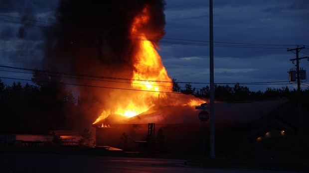 Incendie à Rivière-du-Loup 