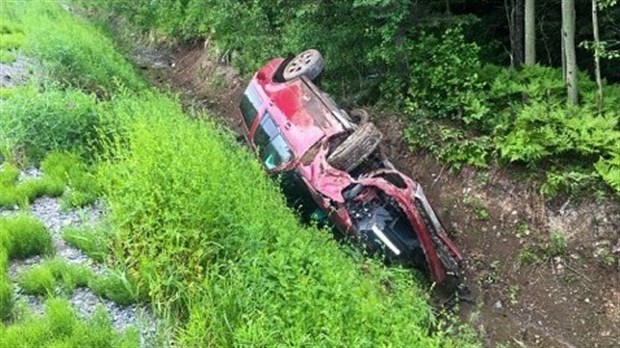 Embardée sur la route 289 
