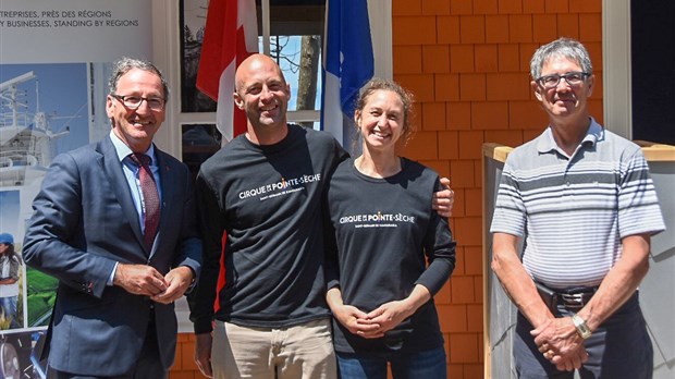 Près de 70 000 $ pour le Cirque de la Pointe-Sèche