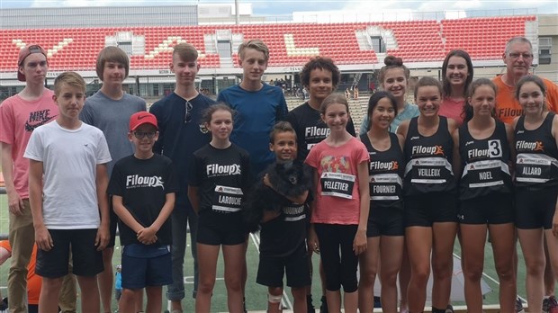 Le Club Filoup brille au Championnat provincial d'athlétisme extérieur