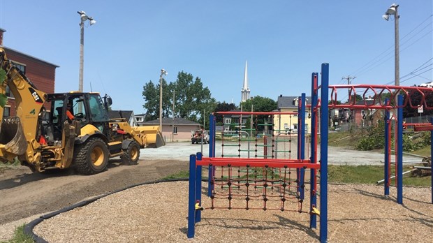 La patinoire Saint-François en chantier