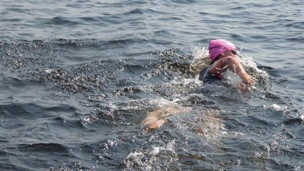 Cindy Castonguay bat un record au lac Témiscouata