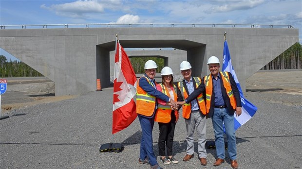 Les travaux prennent de l’ampleur sur le chantier de l’autoroute 85