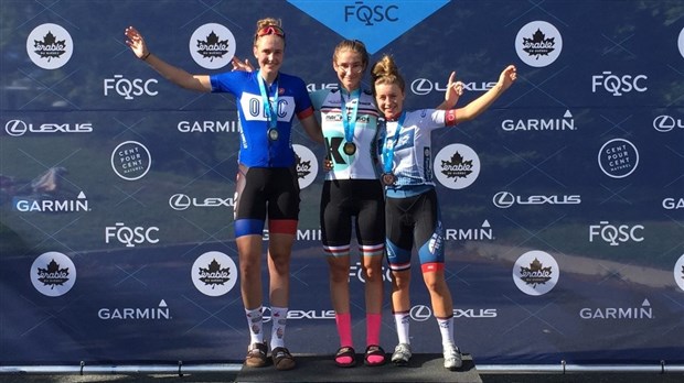 Britanie Cauchon, championne provinciale sur route 