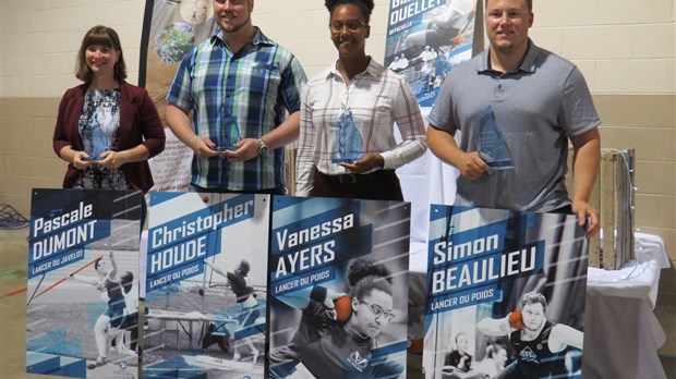Rivière-Bleue dévoile le mur de ses champions canadiens en athlétisme