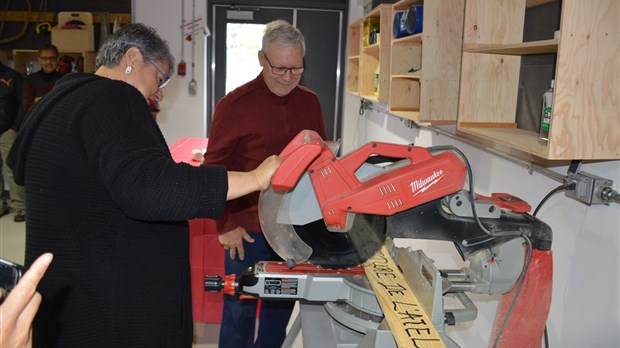 Réouverture de l’atelier de menuiserie communautaire de Rivière-du-Loup