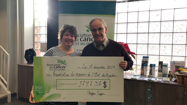 L’auteur Réjean Pigeon soutient fièrement l’Association du cancer de l’Est du Québec