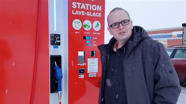 Une première station de remplissage de lave-glace au KRTB