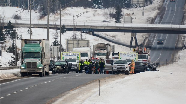 Violent face-à-face sur l'autoroute 85 à Rivière-du-Loup