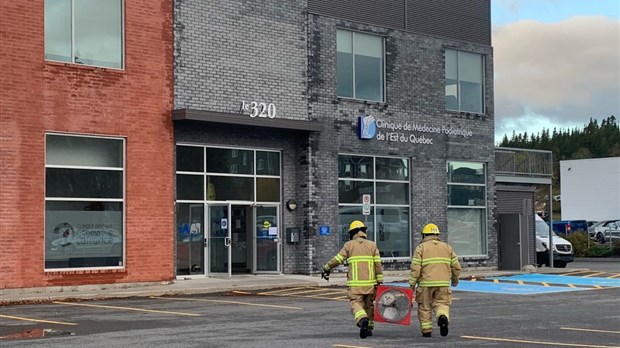 Incendie sur le boulevard de l'Hôtel-de-Ville à Rivière-du-Loup