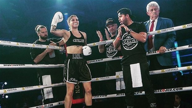 Leïla Beaudoin en action au Mexique le 7 novembre 
