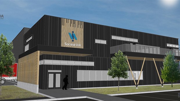 Société VIA débute la construction d’un nouveau centre de tri à Rivière-du-Loup