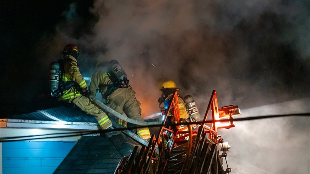 Incendie à Rivière-du-Loup