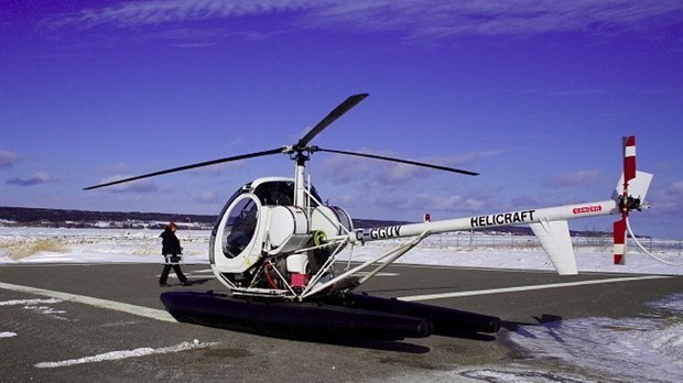 Début du service héliporté sur l’île Verte