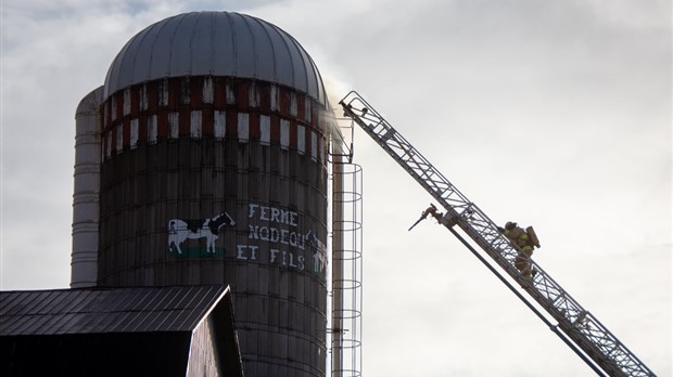 Incendie de silo à Saint-Alexandre-de-Kamouraska 
