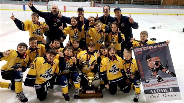 Le Rotary atome B de Rivière-du-Loup remporte le Tournoi de l’As Roch Voisine