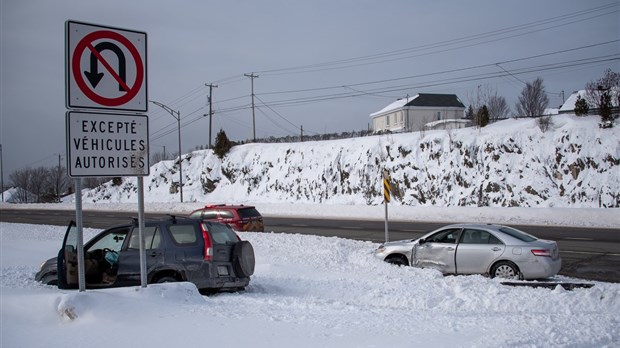 Collision sur l’autoroute 85 à Rivière-du-Loup 