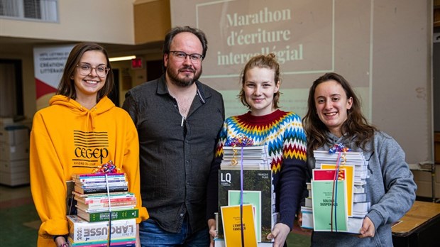 Le Cégep de Rivière-du-Loup termine au 1er rang du 30e Marathon d’écriture de l’Est-du-Québec