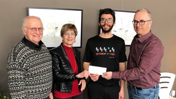 Courir pour les Zèbres remet 750 $ à l’Auberge la clé des champs 
