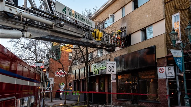 Incendie sur la rue Lafontaine: le pire a été évité