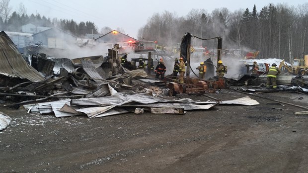 Incendie de garage à Saint Clément