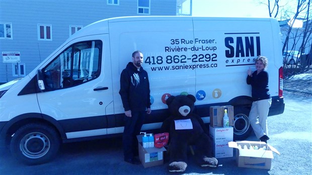 Don sanitaire à la Maison de la Famille du Grand-Portage