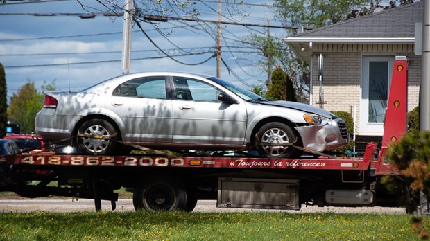 Collision à Rivière-du-Loup