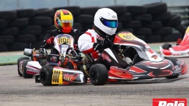 Un 1er podium pour Samuel Lebouthillier en karting 