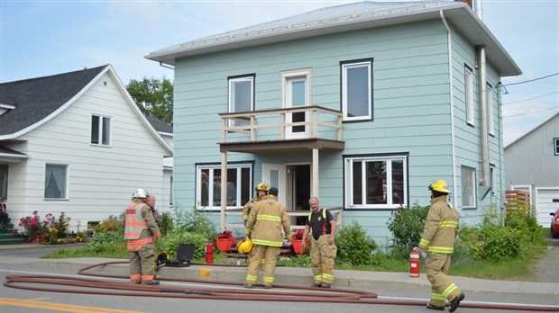 Intervention incendie dans une résidence à Saint-André