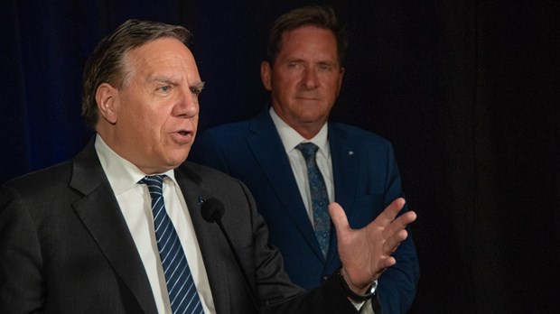 François Legault à Rivière-du-Loup