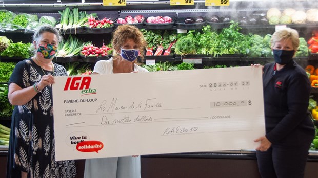 10 000 $ pour la Maison de la Famille du Grand-Portage