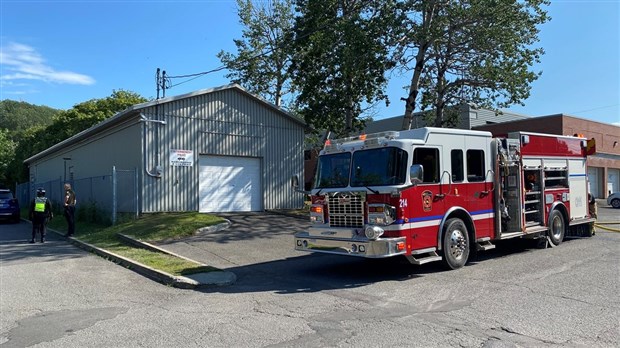 Intervention incendie sur la rue Frontenac