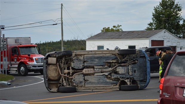 Collision à l’intersection des routes 291 et de l’Église à Cacouna