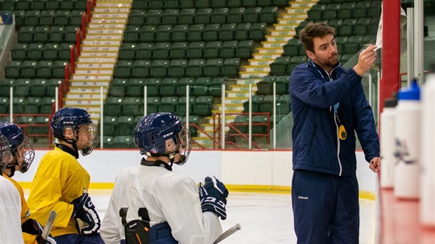 Dernier droit au camp d’entrainement des Albatros Midget AAA du Collège Notre-Dame