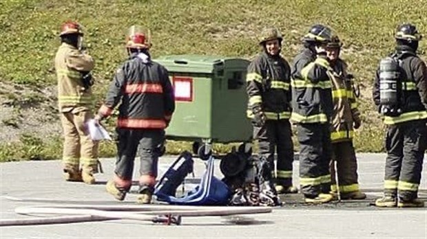Intervention incendie près de l’école des Jolis-Vents de Saint-Cyprien