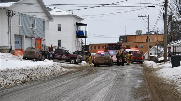 Incendie mineur dans l'entrepôt d'un édifice à Témiscouata-sur-le-Lac