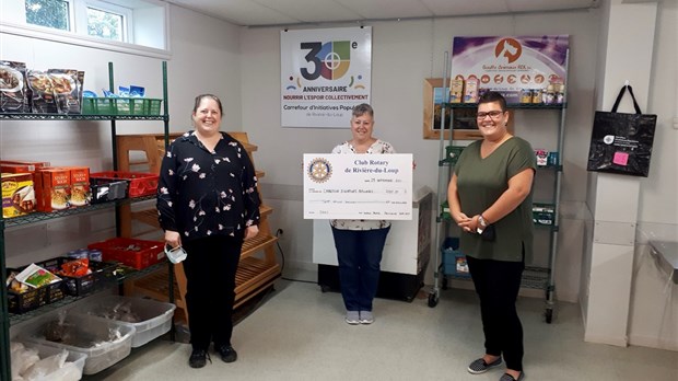 Don de 7000$ du Club Rotary pour le Carrefour d’Initiatives Populaires