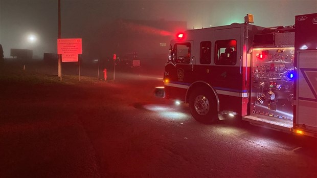 Début d’incendie à l’usine Papier White Birch de Rivière-du-Loup