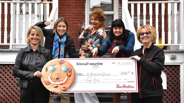 Campagne biscuits Sourire : 20 000$ amassés pour la Maison de la Famille du Grand-Portage