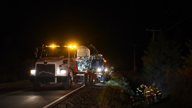 Sortie de route à Saint-Épiphane 