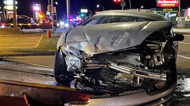 Collision à Rivière-du-Loup