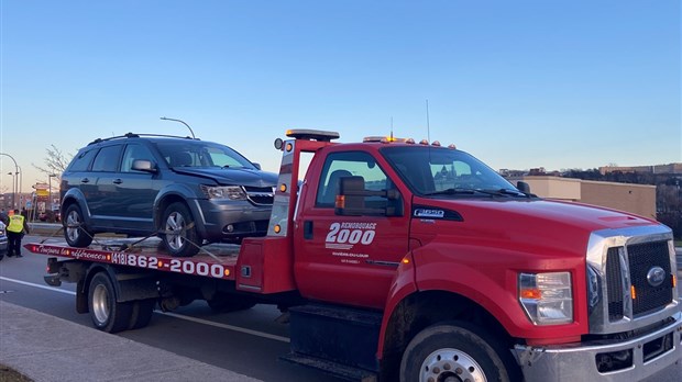 Collision sur le boulevard de l’Hôtel-de-Ville à Rivière-du-Loup