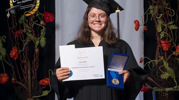 Laura Noël se distingue à l’Institut de technologie agroalimentaire