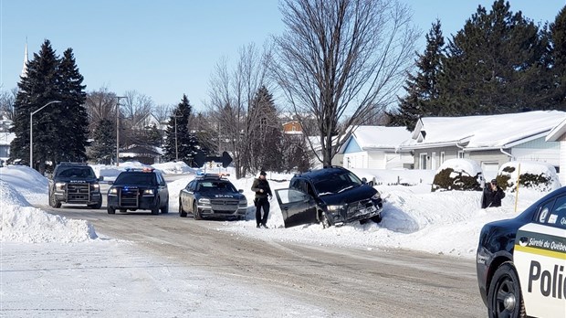 Poursuite policière à Rivière-du-Loup