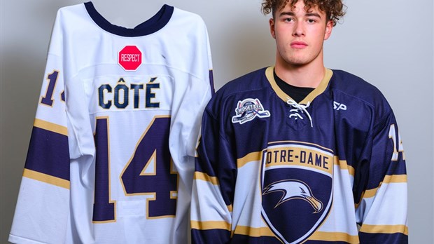 Whilem Côté, l’un des plus rapides de la LHMAAAQ